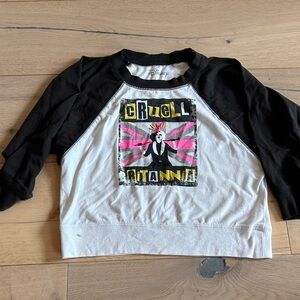 Chaser Black and White Cruella Long Sleeve Tee